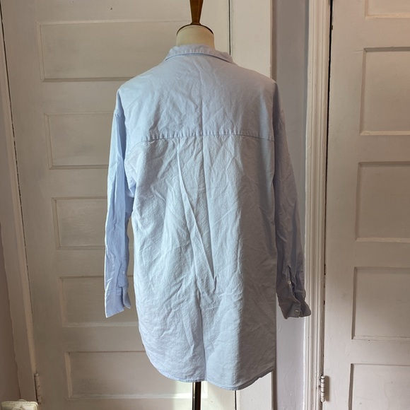 Zara Flowy Button Front Shirt, Size L - Picture 7 of 17